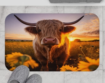 Highland Cow Bath Mat (4 of 4)