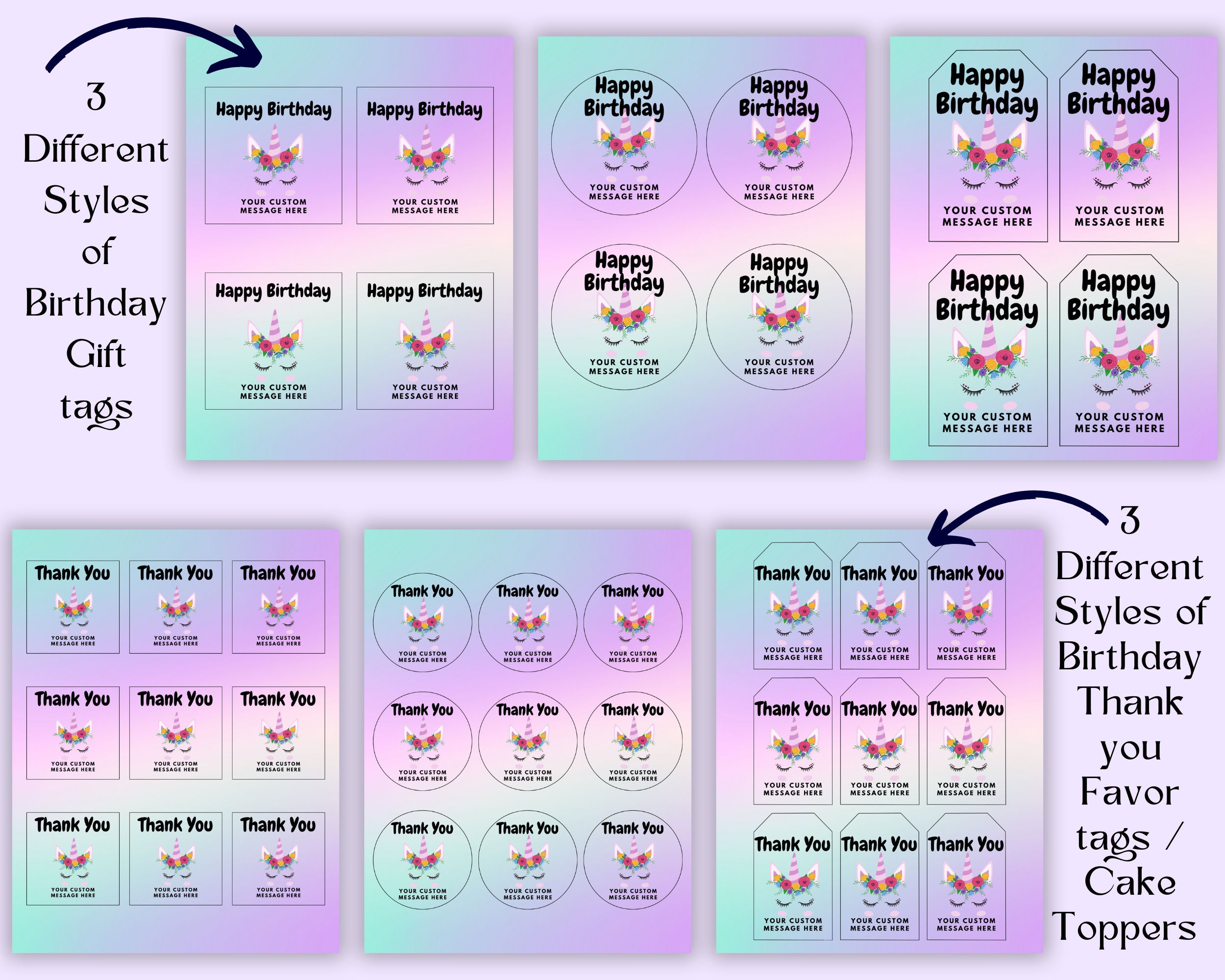 pastel-unicorn-printable-birthday-card-download-thank-you-favor-tags