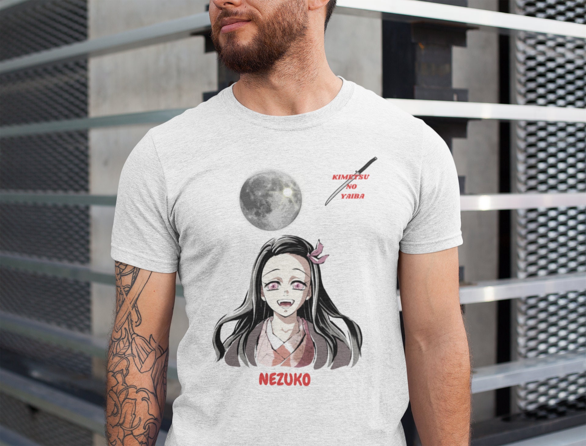 SALE! Hot Girl DOU_MA Demon Slayer Kimetsu No Yaiba Anime T Shirt Size  S_5XL 