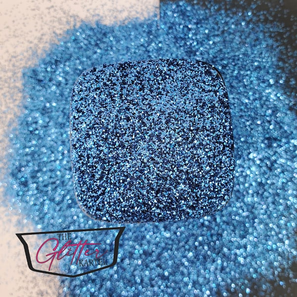 2oz By Weight| Polyester Glitter| Metallic| Blue| Fine Cut Glitter| Freshies| Tumblers| Epoxy| Resin| High Quality| Aspen (.015)