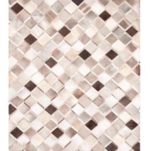 Handmade by New collection leather cowhide patchwork white grey tone area rug home Decor gift  design free shipping ZR-77