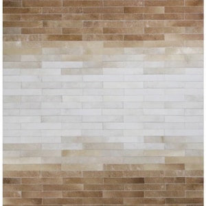 Handmade by New collection leather cowhide patchwork white Brown tone area rug home Decor gift  design free shipping ZR-29