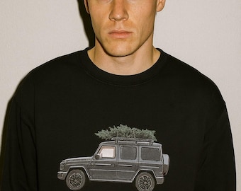 Mercedes G Wagon holiday christmas sweater
