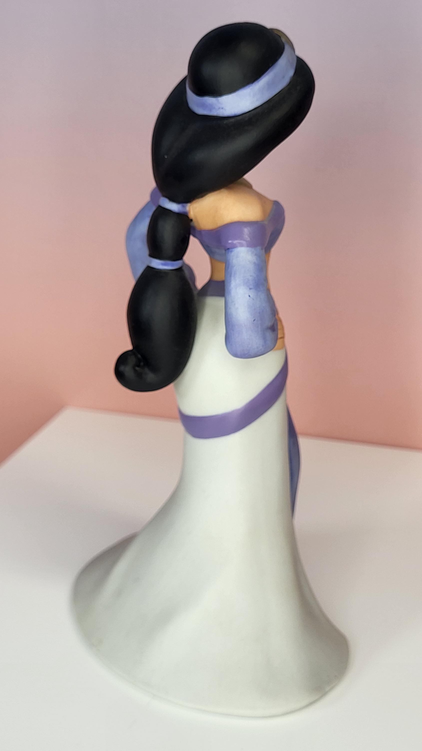 RARE Vintage 1990s Disney Princess Jasmine Figurine, Handpainted