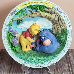 Winnie the Pooh Collectors 3d Plate - Etsy
