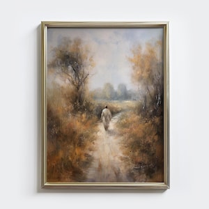 Jesus Christ Print: Muted Vintage Christian Wall Art (Digital Download)