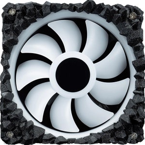 Dark Matter Space Fan Shroud | PC Accessories, Gaming PC Fan Covers | Computer Case Fan Upgrade | Universal Fit