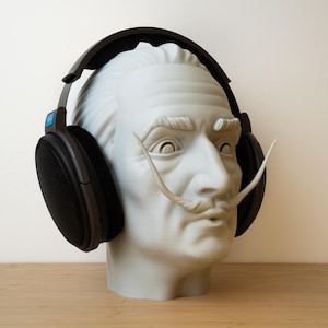 Salvador Dalí Headphone Stand | Unique Headphone Holder & Artistic Home Decor