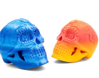 Sugar Skull 3D Printed Decor | Unique Sugar Skulls | Day of the Dead Decor