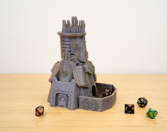 Warforged Dice Tower | Fantasy Dice Roller for DnD & Tabletop RPGs