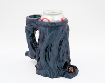 Druid Dice Tower Mug | DND Dice Roller & Beverage Holder | Dice Tray, Dice Box, RPG Dice Tower | DND Accessories and Gifts for Gamers