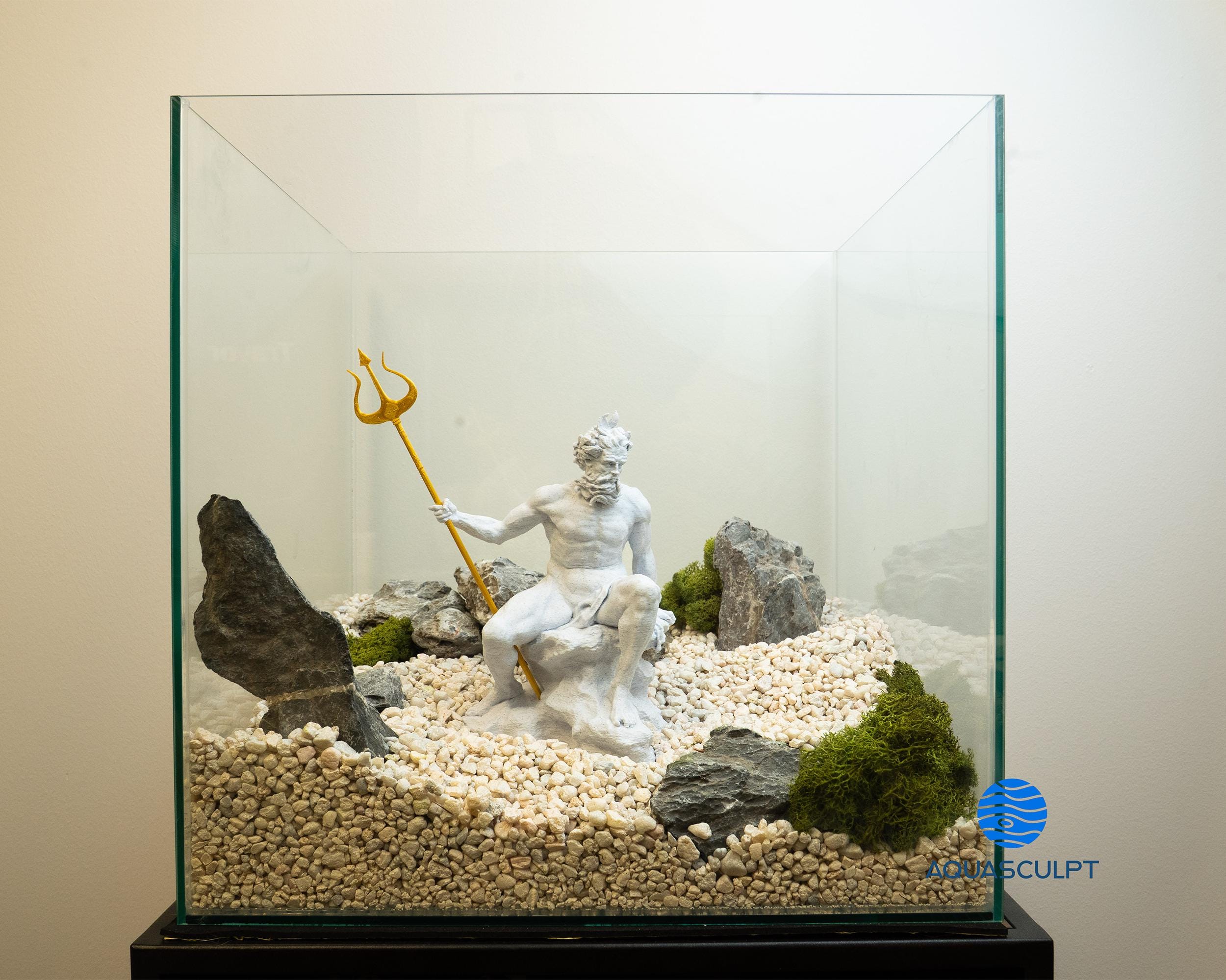ネプチューン水槽像 | 水槽装飾と水景オーナメント | ポセイドン