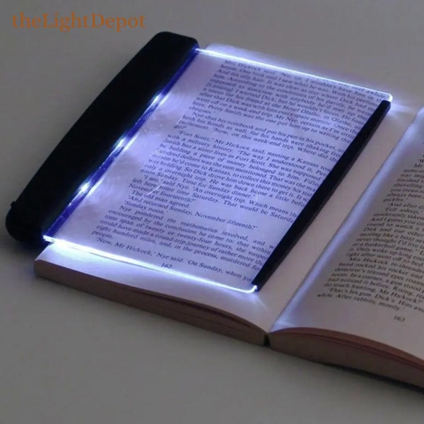 Modern Book Reading Light, LED Night Lamp, Minimalist Portable Light, LED Rechargeable Bookmark, Book Light for Night, Gift for Her