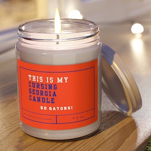Florida Football Candle | Florida Georgia | Football Rivalry Candle | Lucky Game Day Candle | Unique Gifts | College Football