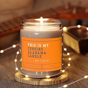 Tennessee Volunteers Candle | Tennessee Alabama | Rivalry Football Candle | Lucky Game Day Candle | Unique Gifts | College Football