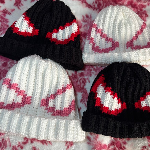 Crochet Spiderman Beanie, Gwen Stacy and Miles Morales