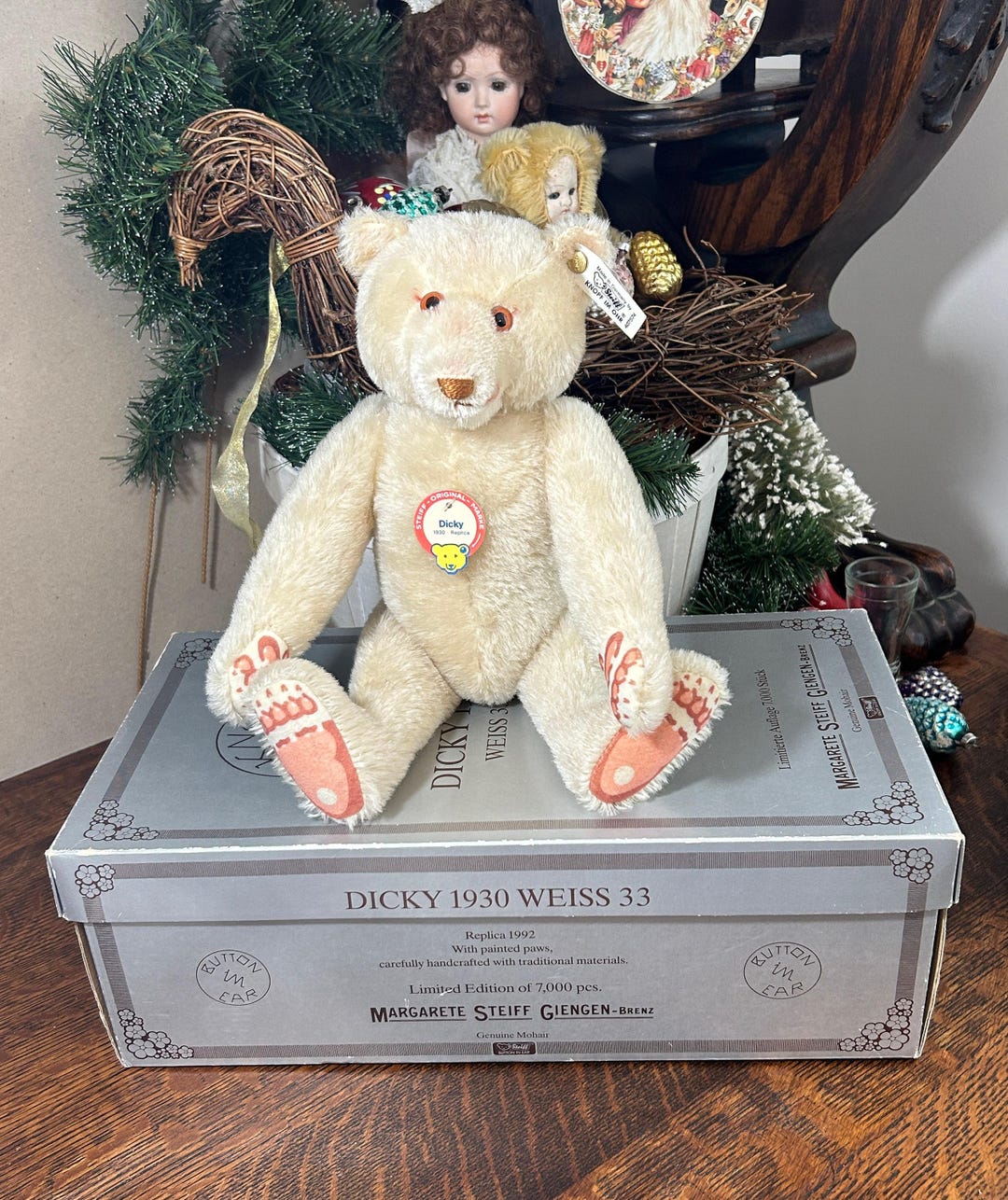 Vintage Steiff Dicky 1930 Reproduction – Limited Edition