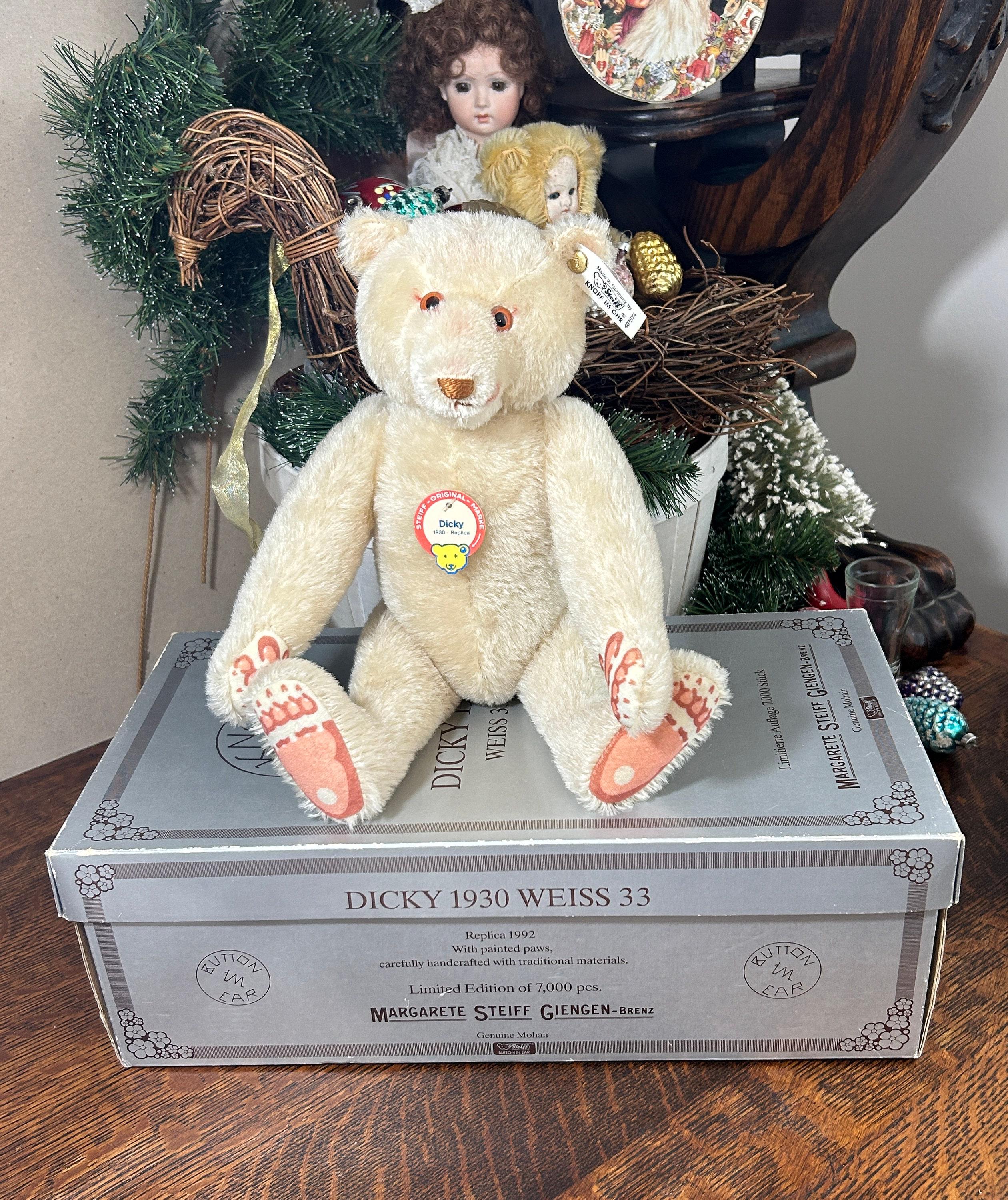 □シュタイフ DICKY 1930 Replica 30800 Vintage Steiff Dicky 1930 Reproduction – Limited Edition