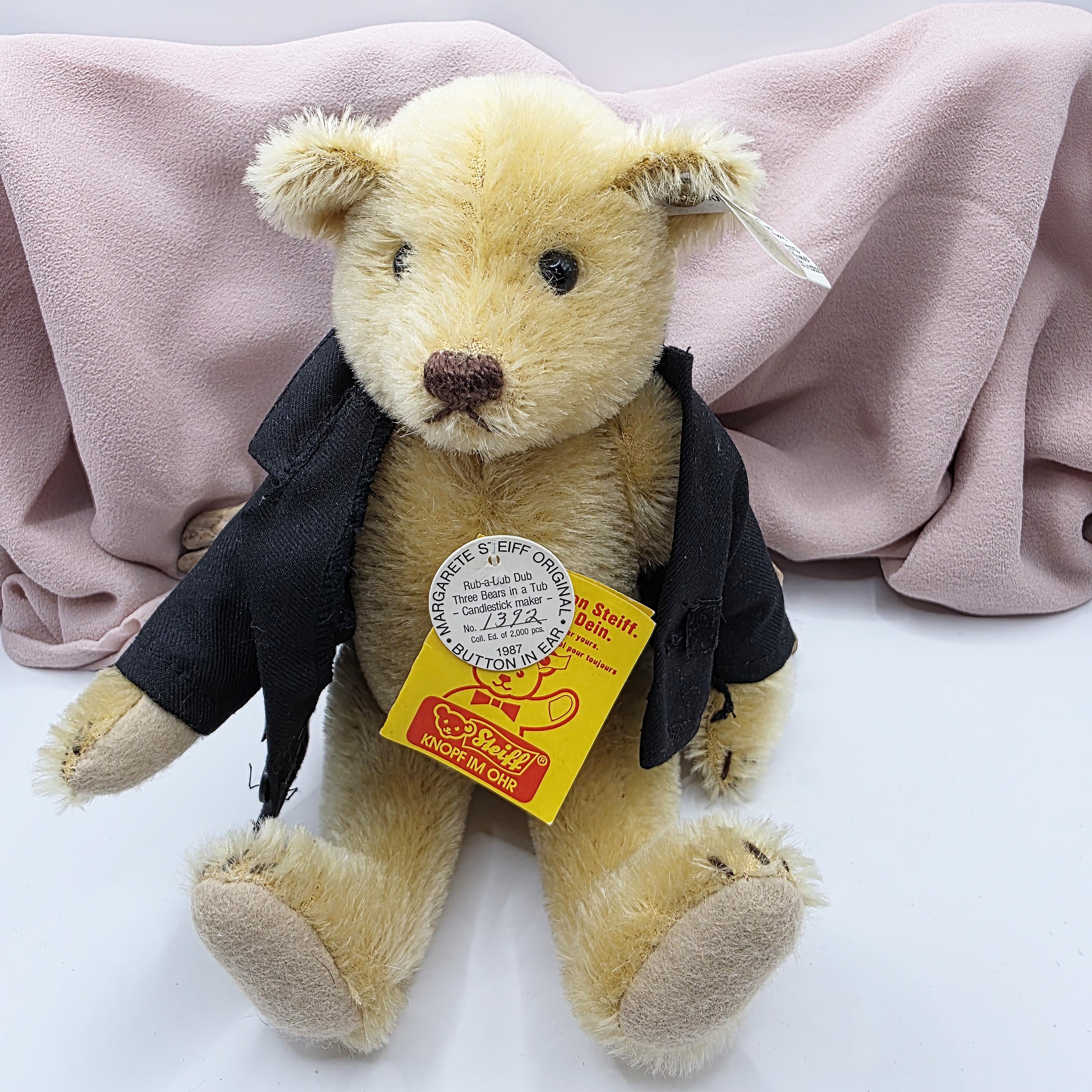 Mohair Teddy bear PAB シュタイフ Vintage 12