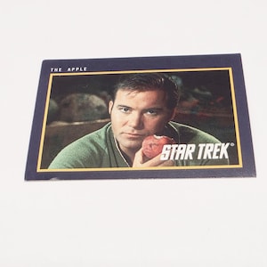 Cartes à collectionner du 25e anniversaire de Star Trek 1991 – Lot de 12 cartes de collection vintage de science-fiction
