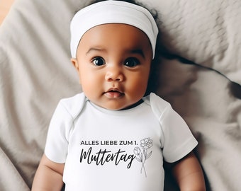 1st Mother's Day, Mother's Day Gift, Mother's Day Gift, Baby Bodysuit, Best Mom in the World, Newborn Mom, Gift Mom, All the Love