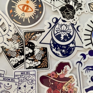Metaphysical Sticker Grab Bag. Premium vinyl and laminated for durability.