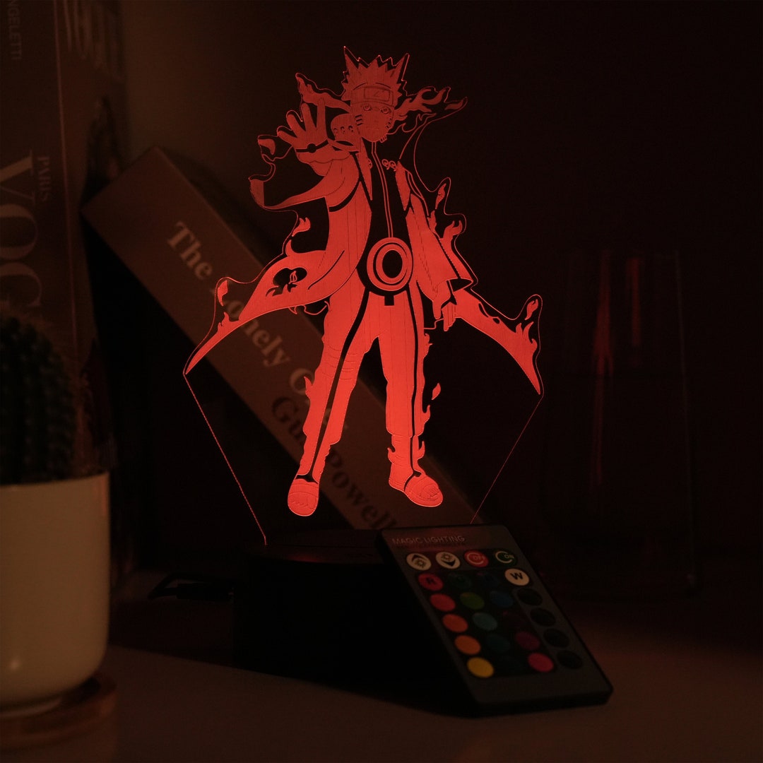 Anime Led Light 16 Colors 3D Led Lamp Lamp Anime Night Light - Etsy