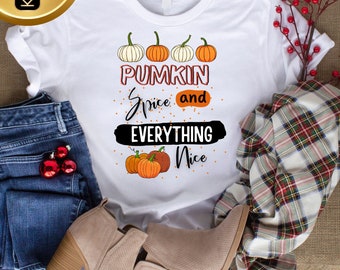 Pumpkin Spice Fall SVG, PNG, Cricut File (Digital Download)