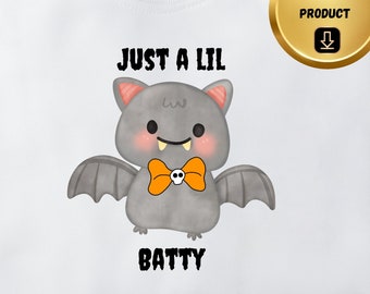 Murciélago lindo de Halloween SVG, PNG, Clipart (Descarga digital)