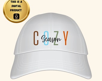 Cozy Season SVG, PNG Files for Fall (Digital Download)
