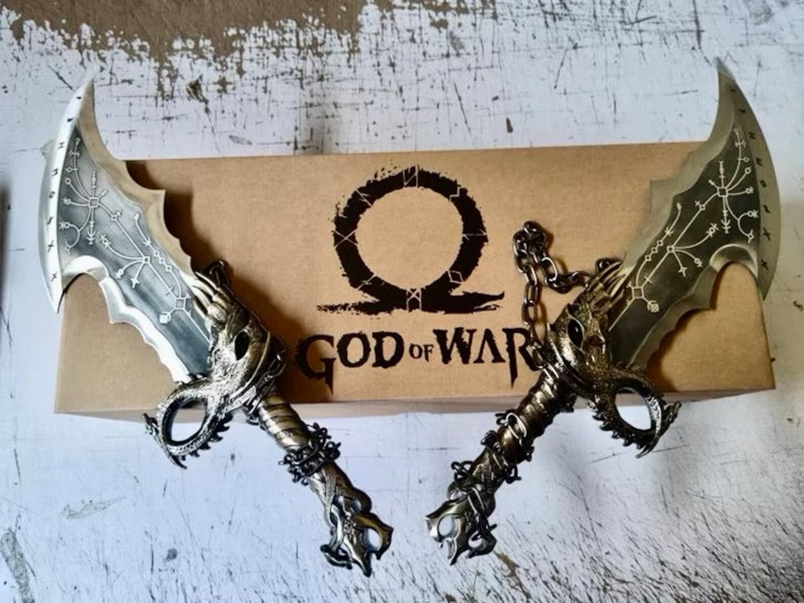 God of War Blades of Chaos Metal, God of War Blade of Chaos Replica