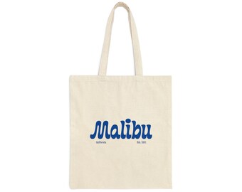 Malibu Cotton Canvas Tote Bag