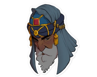 Warrior Kohen Sticker | Ancient Jewish Soldier Stickers | Bible Inspired Judaica Art | Jewish History Sticker