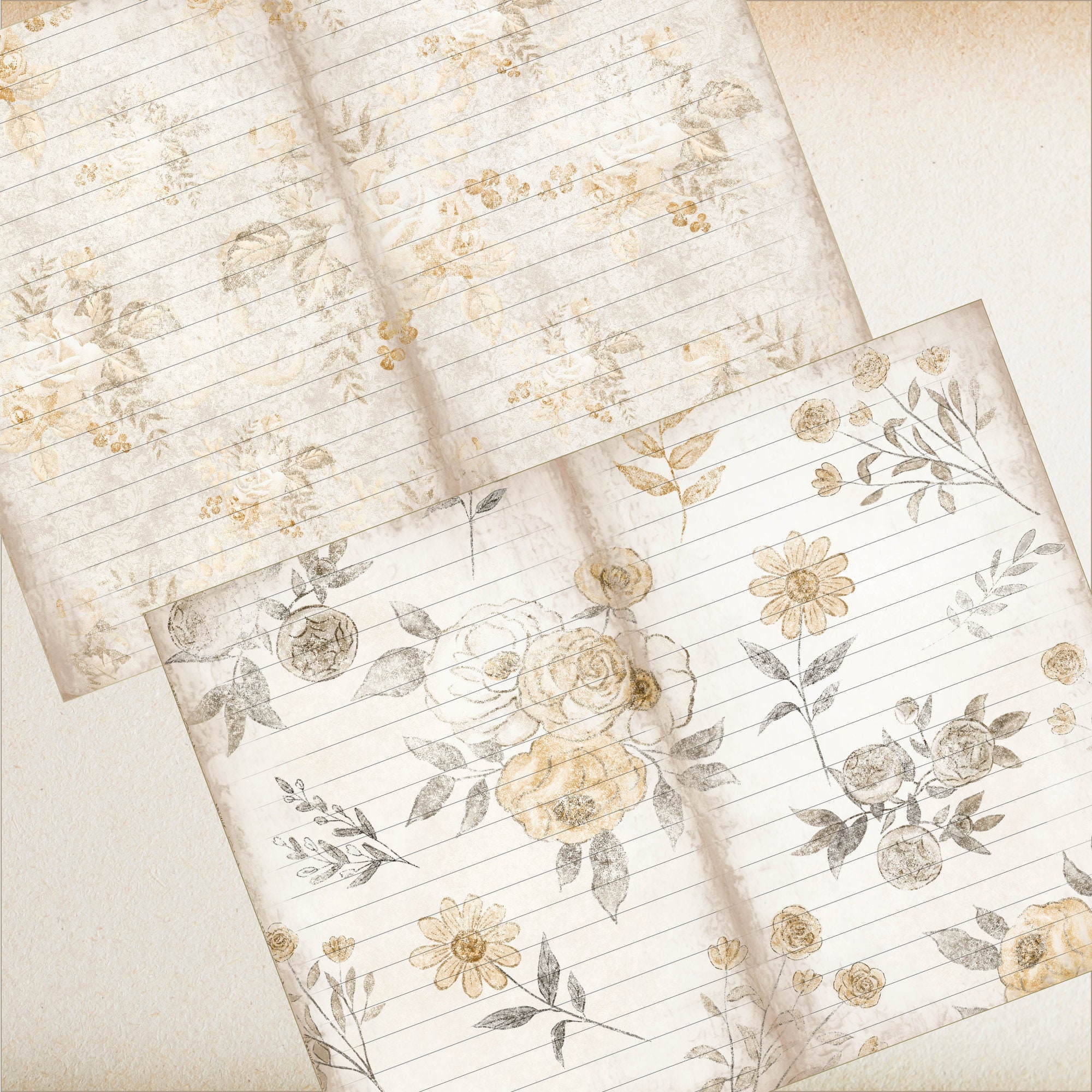 Brown Shabby Chic Junk Journal Background Paper, Junk Journal Lined Pages,  Vintage Grungy Distressed Brown Digital Printable PDF Download - Etsy 日本