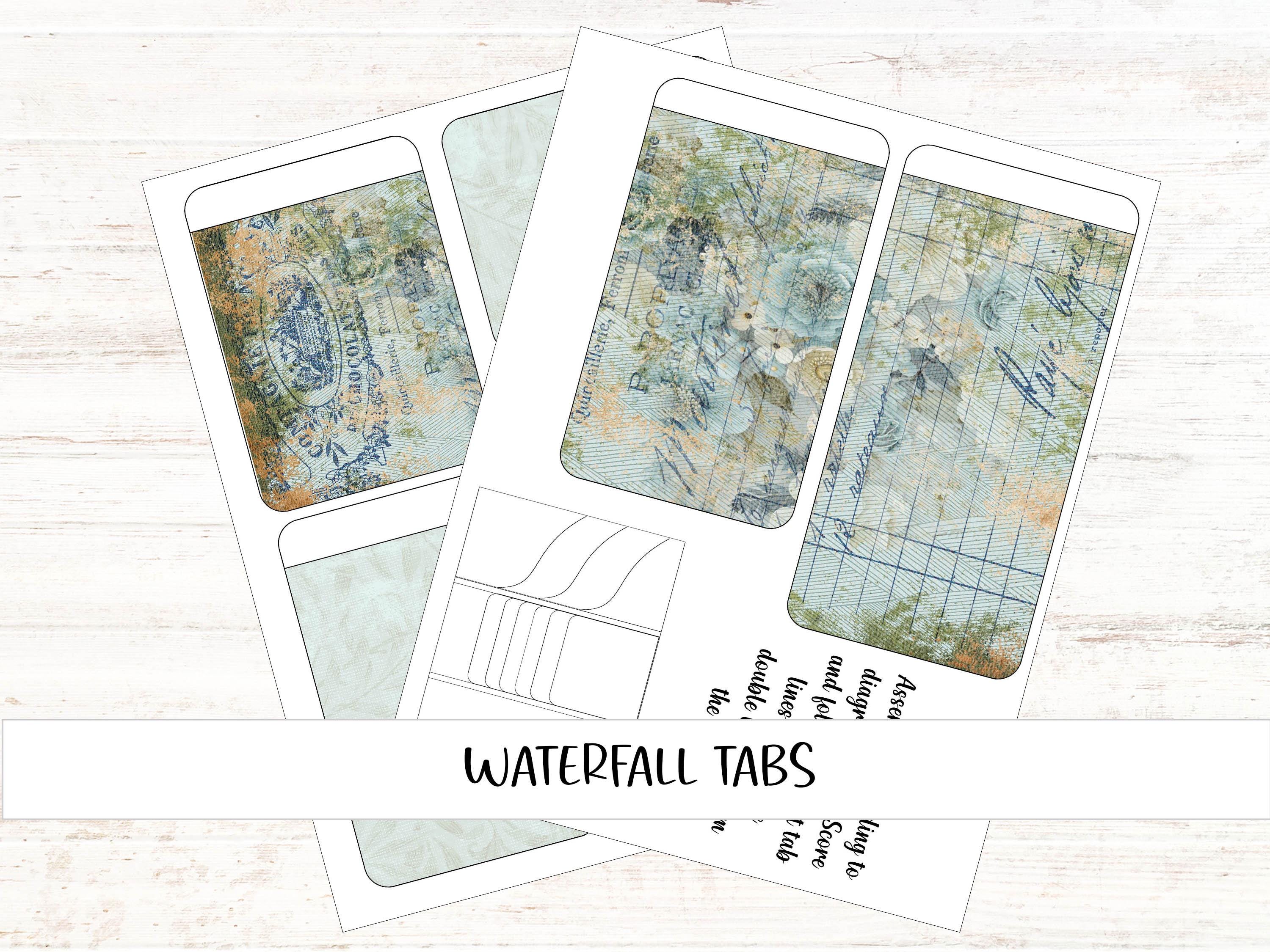 Grungy Blue Folio Junk Journal Kit Industrial Shabby Chic Ephemera ...