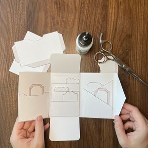 Mini Folio Junk Journal Template: Printable Blank PDF for DIY Crafting & Scrapbooking