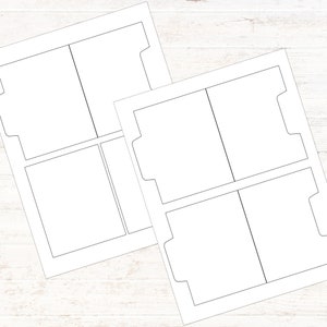 Folder Sheet.pdf File Folder Template Junk Journal Template Printable Template Digital ...