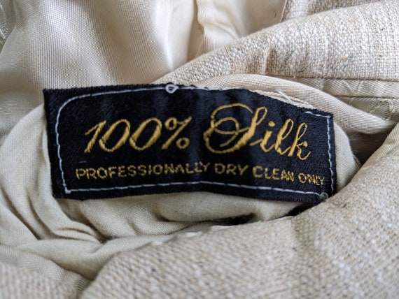 Vintage Christian Dior 100% Silk Sport Coat Men's… - image 4