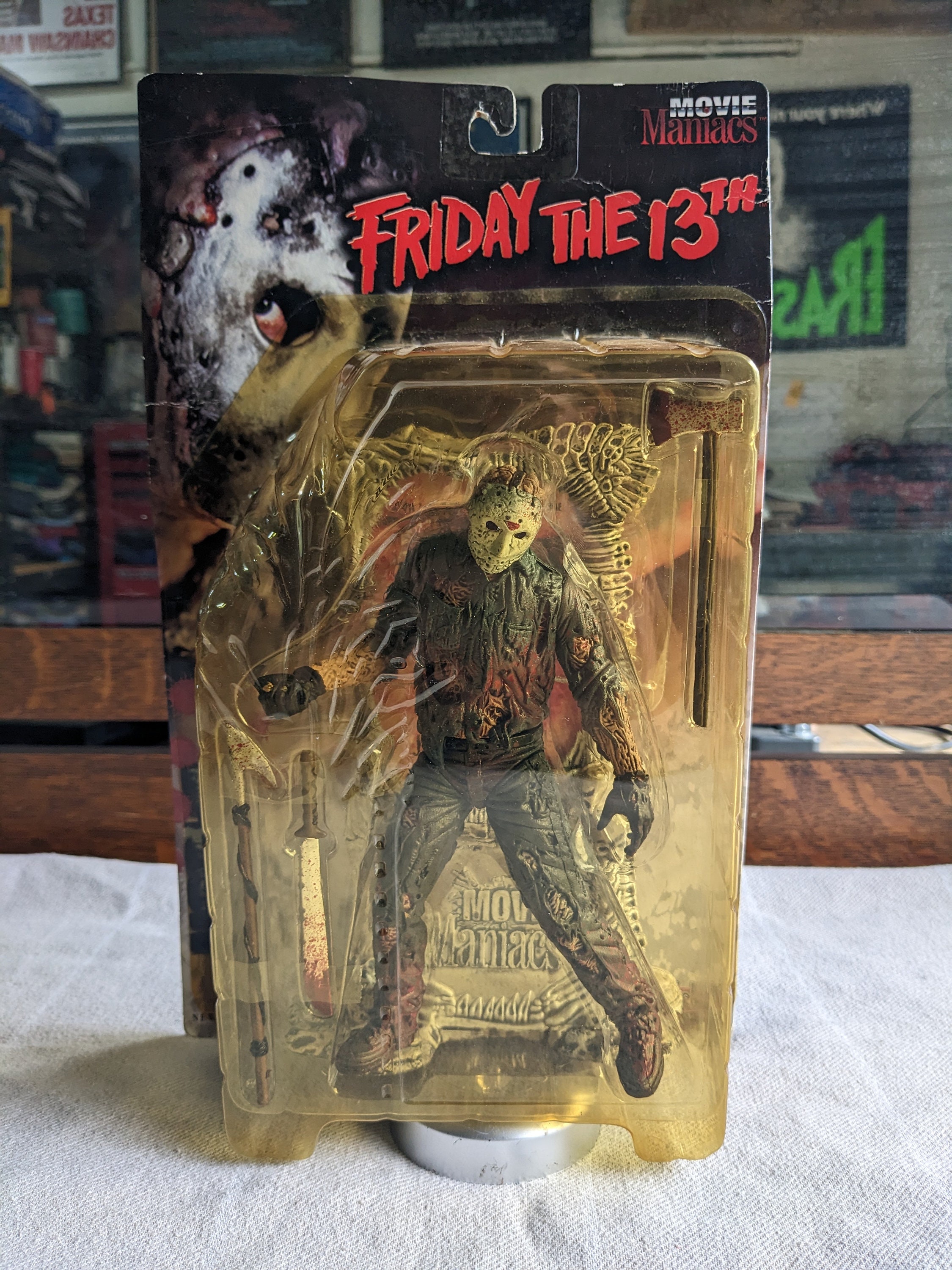 New 1998 McFarlane Toys Movie Maniacs Jason Voorhees Friday the 13th Figure