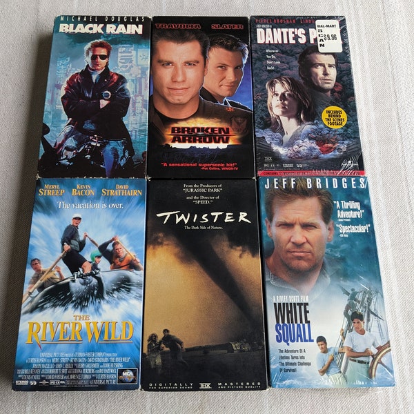 90s Action VHS Movie Lot