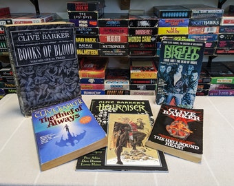Clive Barker Collection - Hellraiser, Nightbreed - VHS, Comic, Books