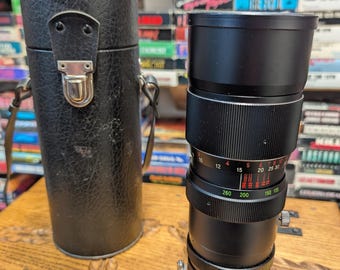 Vivitar Black Auto Tele-Zoom 75-260mm 1:4.5 Manual Camera Lens