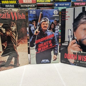VHS Collection - Death Wish Lot