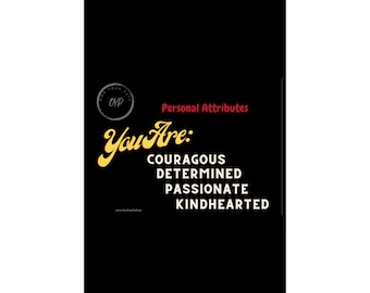 Own Your Path - Personal Attribute Matte Poster