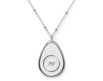 Own Your Path Oval Necklace