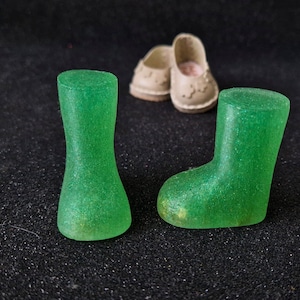 Doll Shoe Making Form – 4 cm Epoxy Resin Lasts | Miniature Mold for Leather Shoe, Porcelain, or Waldorf Dolls, Handmade Doll shoe Trees DIY