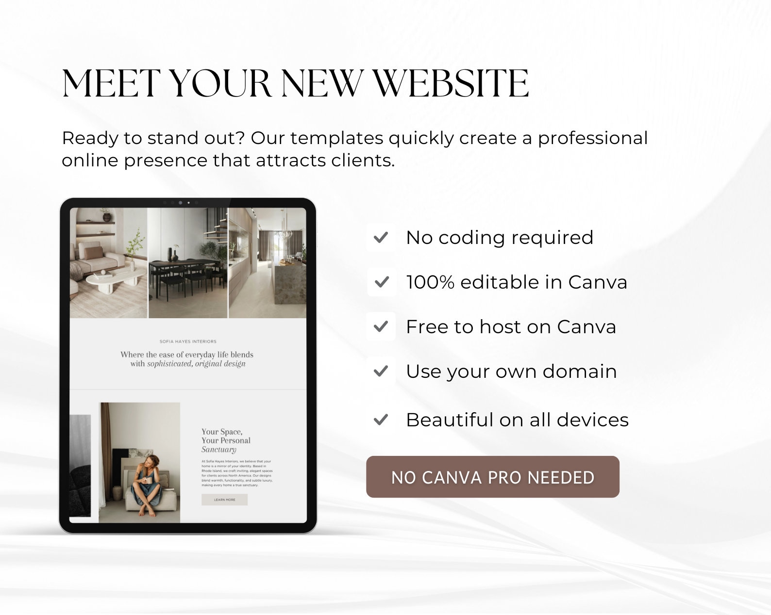 Interior Design Website Template | Interior Designer Portfolio ...