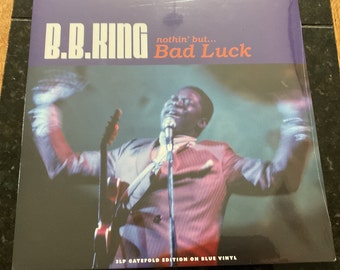 B. B. King Nothin’ but Bad Luck NEW BLUE Vinyl 3LP Album Sealed