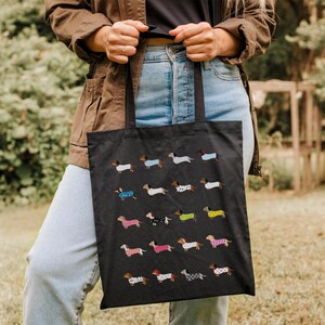 Canvas Tote Bag Gift Dog Mom