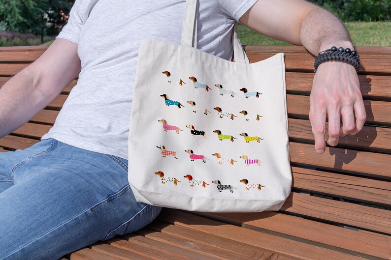 Tote Bag Dachshund Lover Gift for Dog Lovers